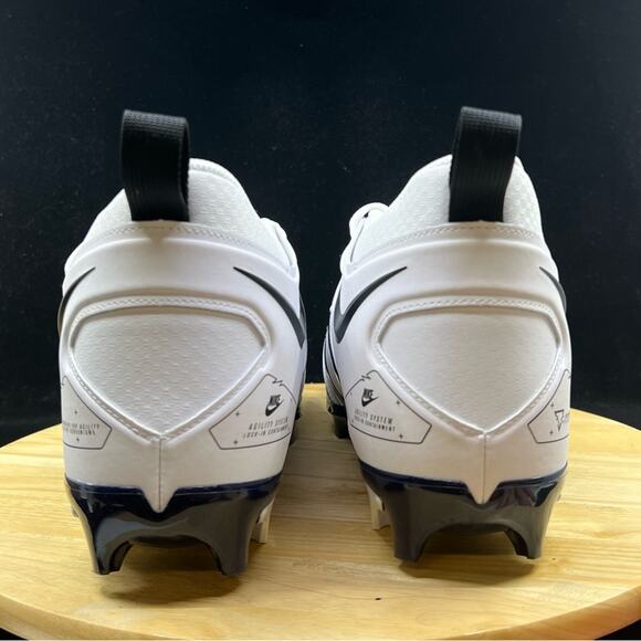 New Men\'s Nike Alpha Menace Pro 3 Football Cleats White Blue CT6649-108 Size 10 main image 9